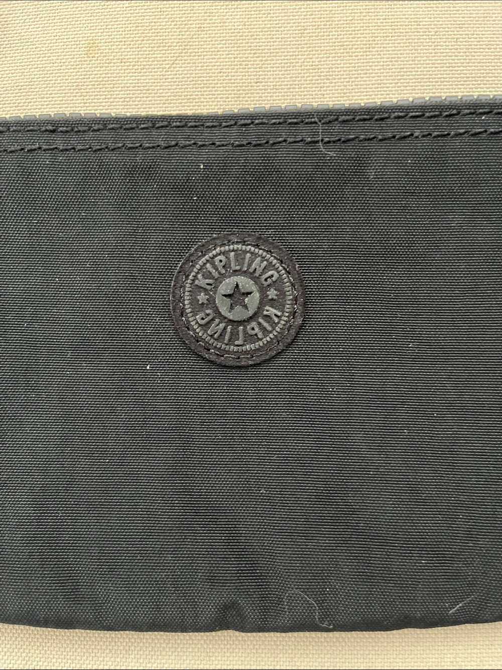Kipling Black Zip Coin Pouch with Fuzzy Monkey Charm - Picture 2 of 8